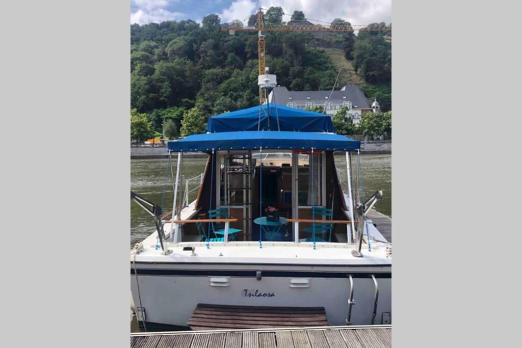 Hotel Bateau  Tsilaosa Au Coeur De Namur Exteriér fotografie